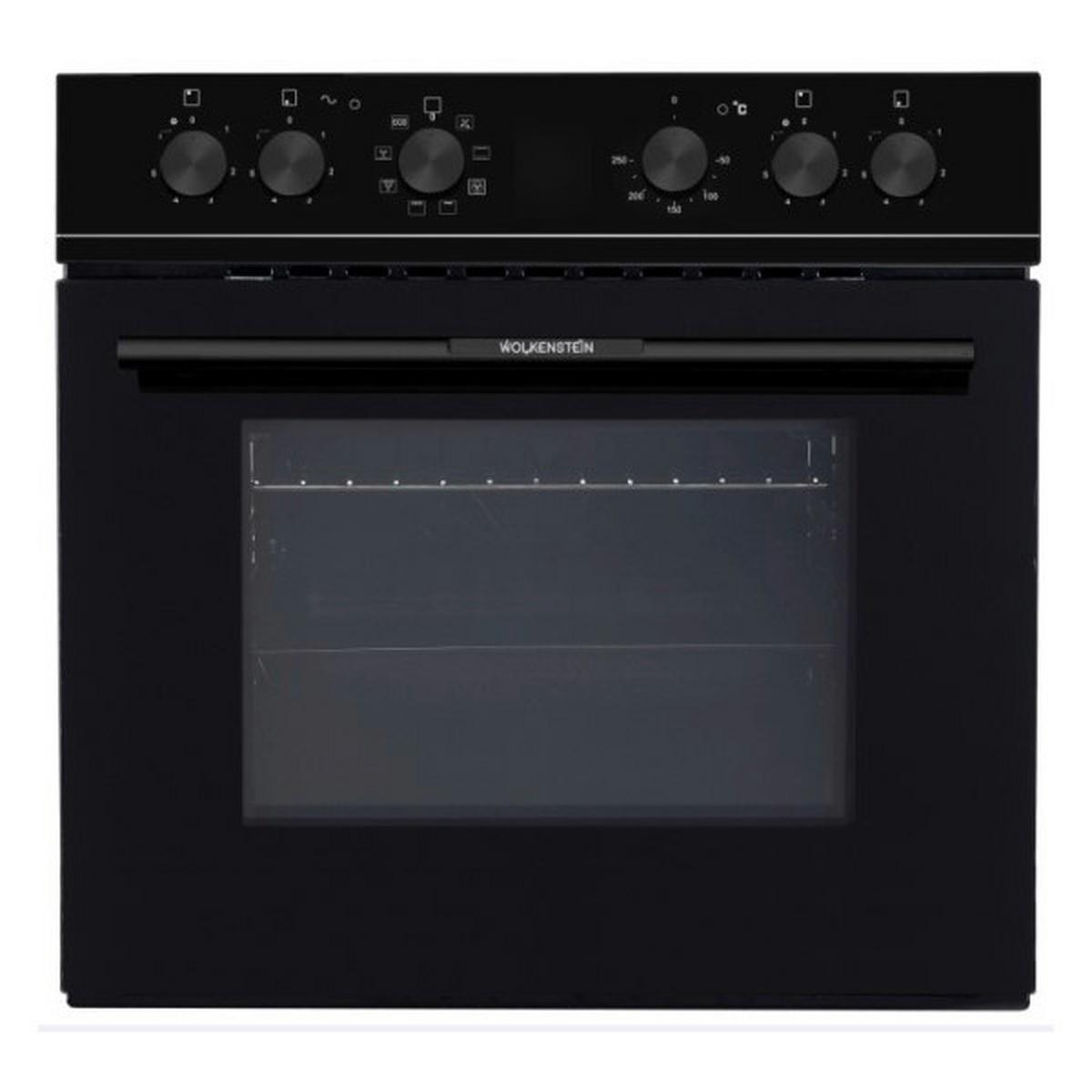 Herdset WMOC 80 Schwarz - Schwarz, KONVENTIONELL, Glas/Metall (59,5/59,5/55cm) - Wolkenstein