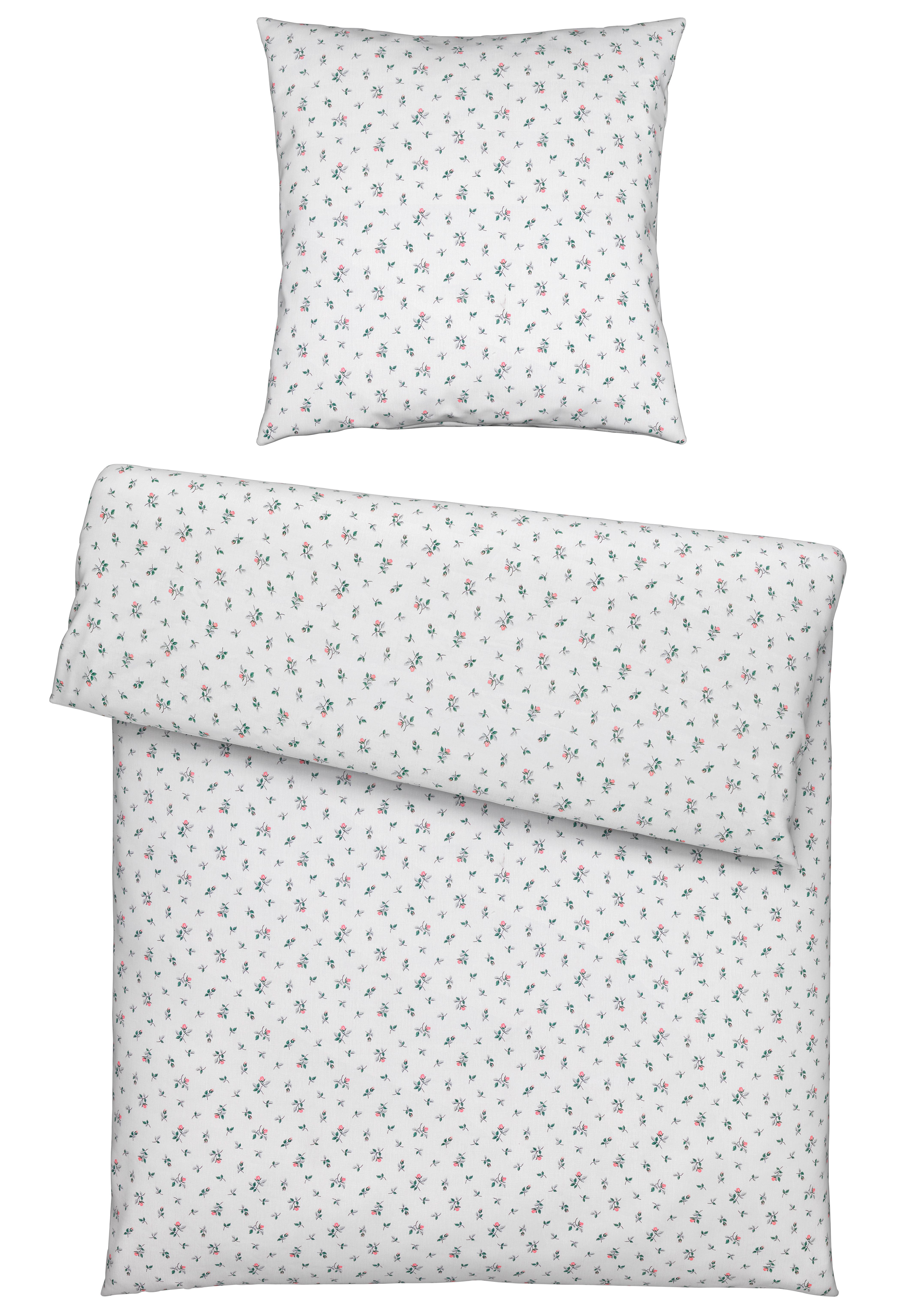 Bettwäsche Rose in Beige ca. 135x200cm - Beige, ROMANTIK / LANDHAUS, Textil (135/200cm) - Modern Living