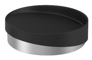 Szappantartó Chris - fekete, Modern, műanyag/fém (11/3cm) - Premium Living