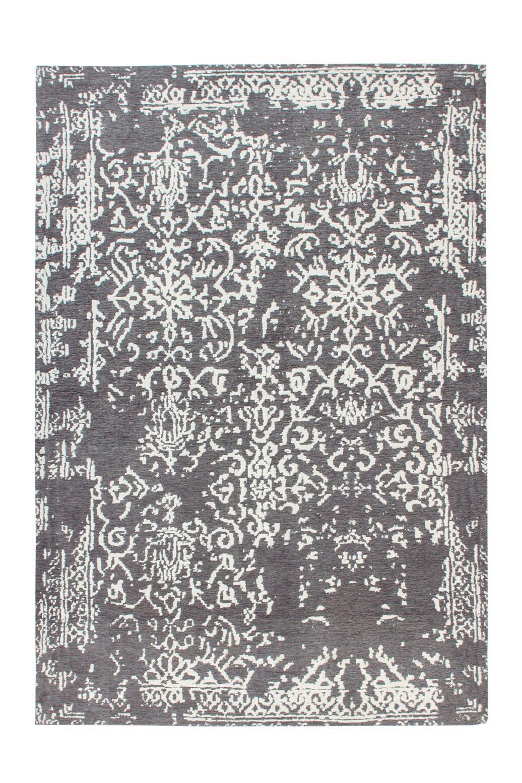 Flachwebeteppich River 130 Grau/anthr 120x170 - Anthrazit/Grau, Basics, Textil (120/170cm) - Kayoom