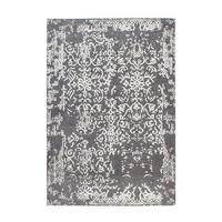 Flachwebeteppich River 130 Grau/anthr 120x170 - Anthrazit/Grau, Basics, Textil (120/170cm) - Kayoom