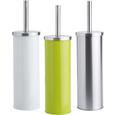 WC-Bürstengarnitur Beate - Edelstahlfarben/Silberfarben, KONVENTIONELL, Kunststoff/Metall (9,5/26,7cm) - MÖMAX modern living