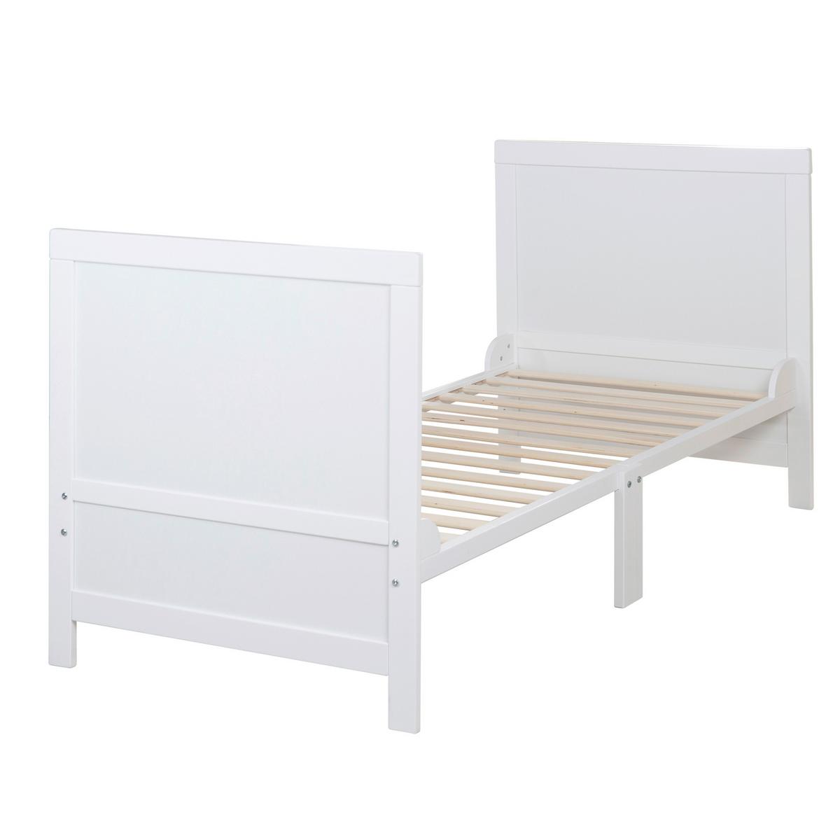 Rácsos Kiságy, Átalakítható Easy Sleep - fehér, Basics, faalapú anyag (78/78/142cm) - Roba