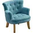 Kindersessel in Blau, ca. 49x50x53cm - Blau, ROMANTIK / LANDHAUS, Textil (49/50/53cm) - PREMIUM LIVING