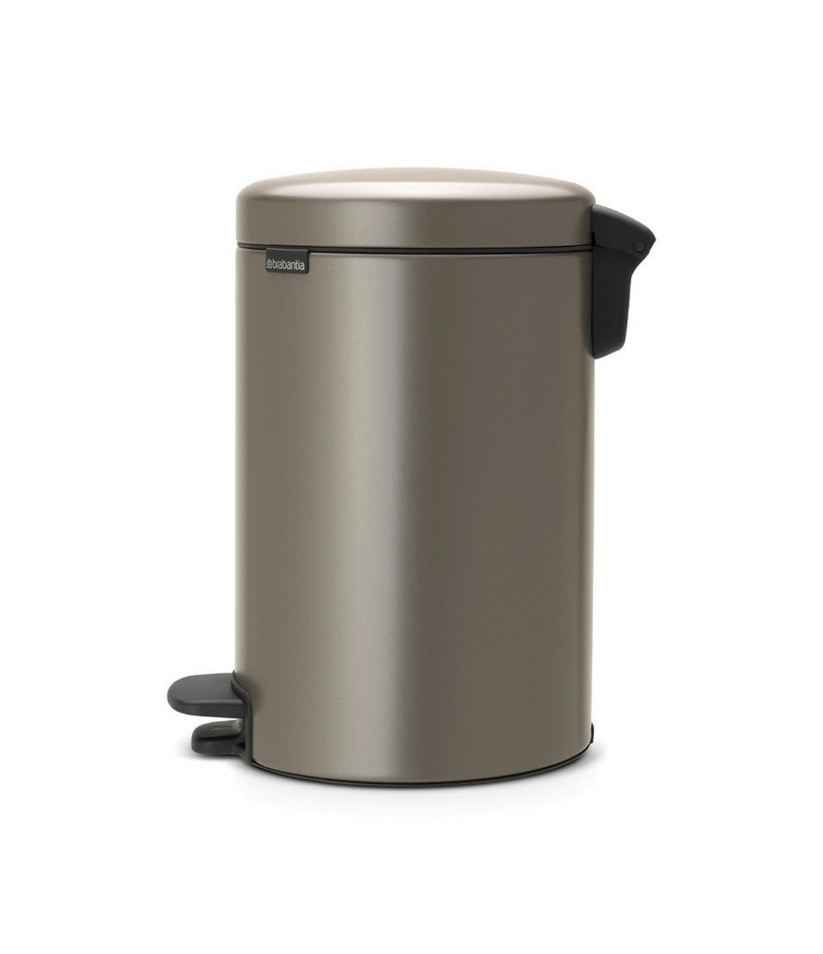 KOSZ NA ODPADY 113628 - kolor platynowy, Design, tworzywo sztuczne/metal (25,1/41,1/33,8cm) - Brabantia