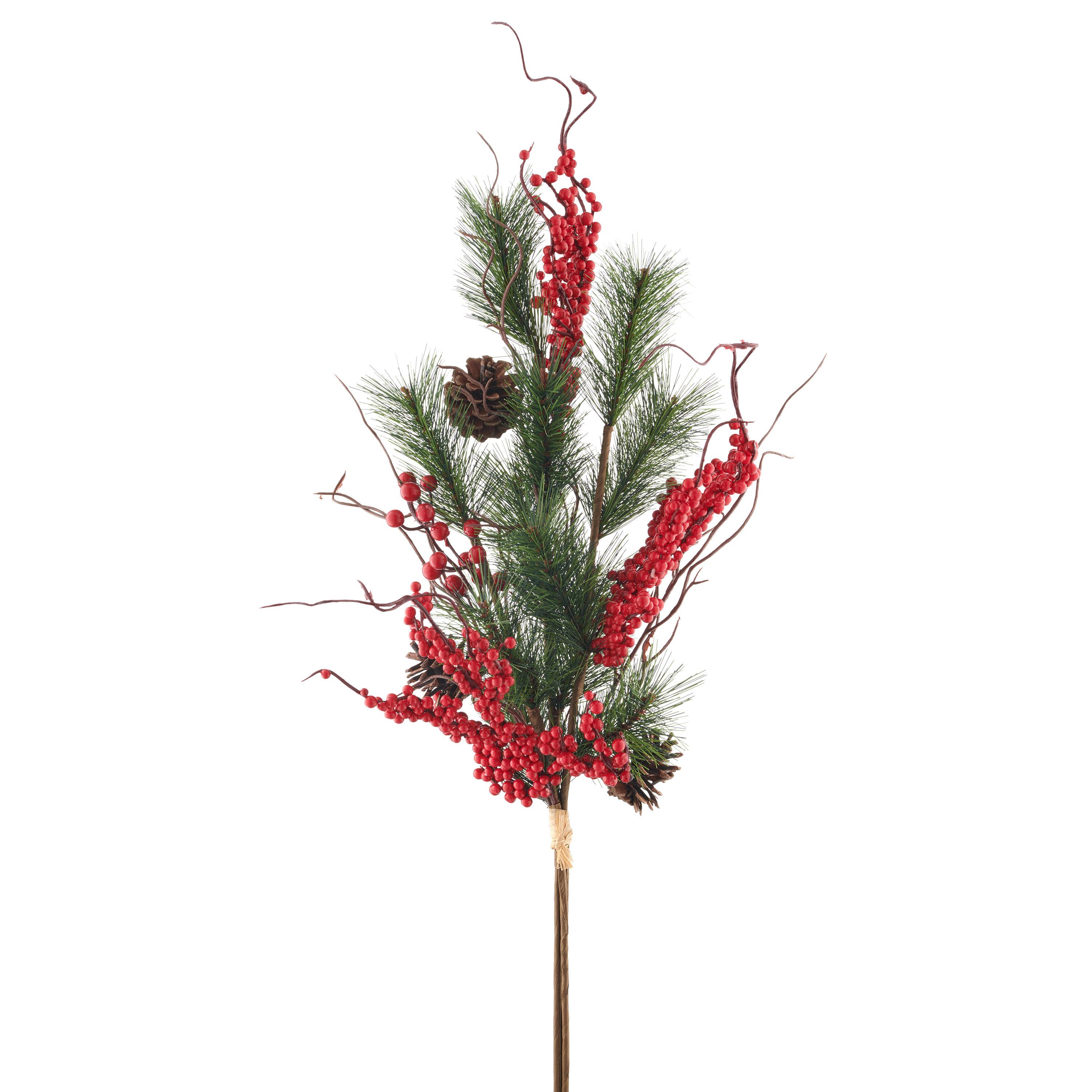 Umetna Rastlina Türhänger I - rdeča/zelena, Basics, umetna masa (74cm) - Mömax