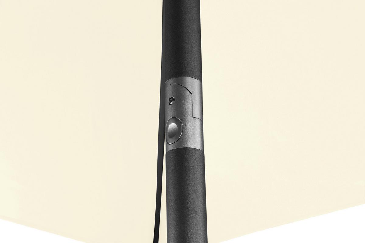 Sonnenschirm BHT: 250x258x250 cm Anthrazit/Beige - Anthrazit/Beige, KONVENTIONELL, Textil/Metall (250/250cm) - Siena Garden