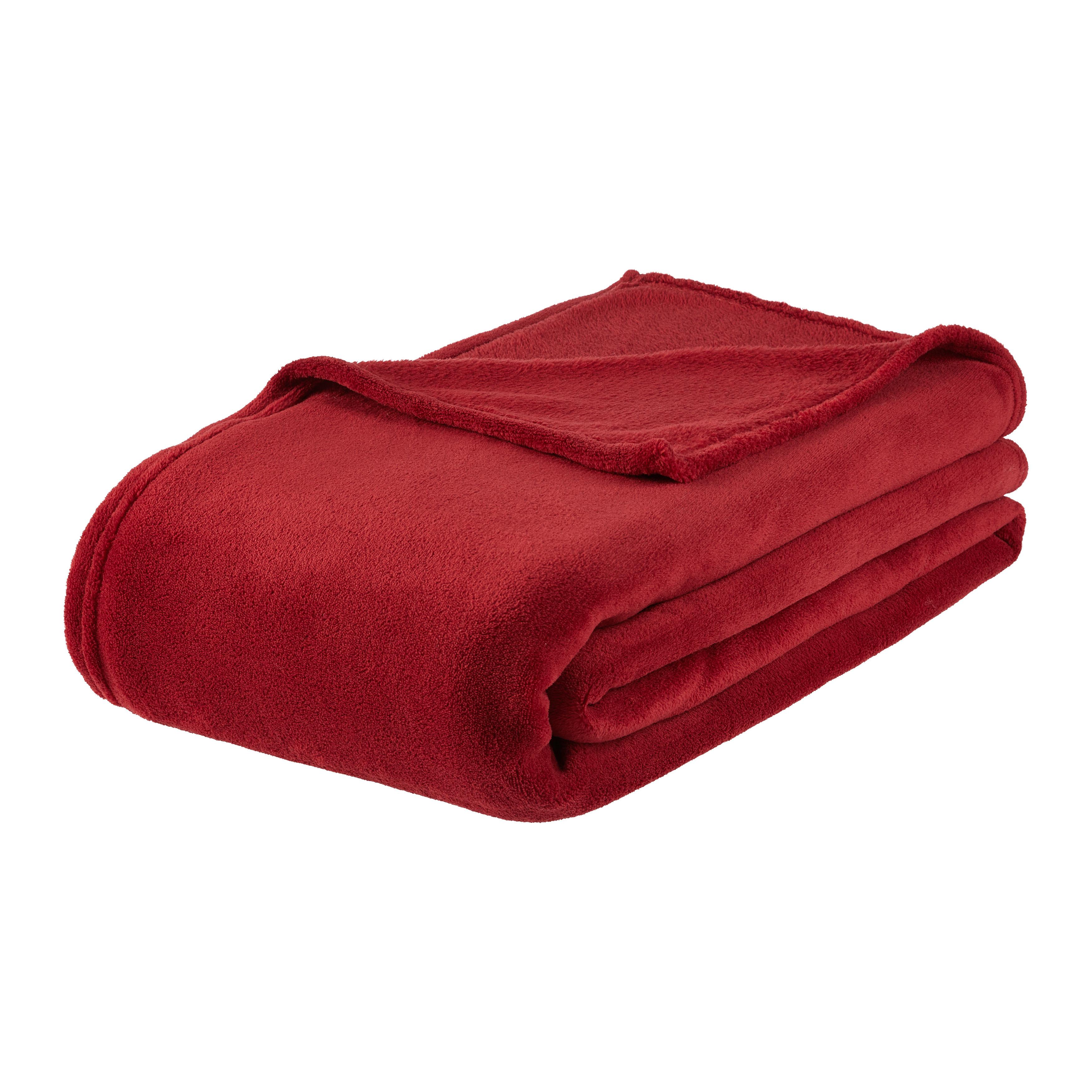 Kuscheldecke Lukas XL Rot ca. 180x200cm - Rot, KONVENTIONELL, Textil (180/200cm) - Mömax