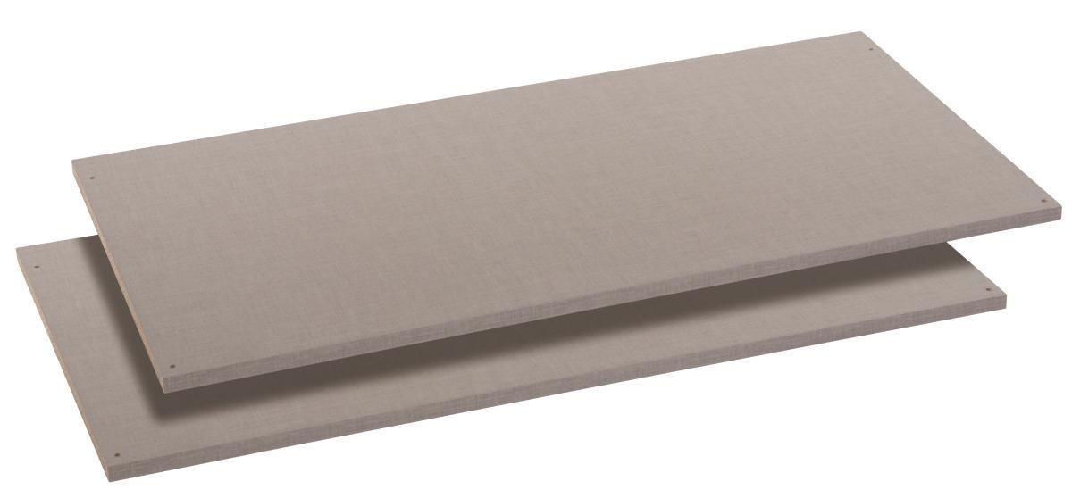 Polica Twin - drvni materijal (82/1,6/36cm) - Modern Living