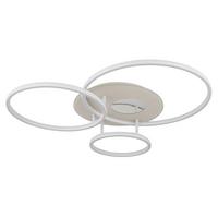 LAMPA SUFITOWA LED 48466B-40 INVERTINA - biały/kolor piaskowy, Design, tworzywo sztuczne/metal (80,7/70/13cm) - Globo