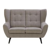 2-Sitzer-Sofa Helsinki in Grau/Dunkelgrau - Dunkelgrau/Schwarz, MODERN, Holz/Holzwerkstoff (140/102/90cm) - Mömax