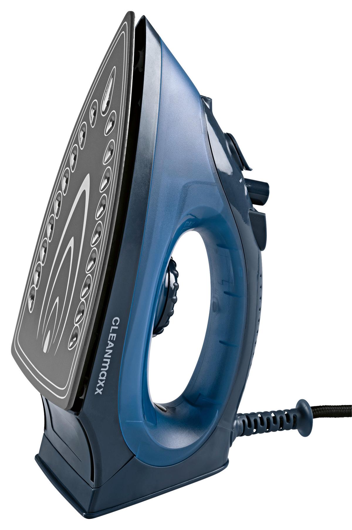 Dampfbügeleisen Cleanmaxx Blau max. 2200 Watt - Blau, Basics, Kunststoff/Metall (25/12/10cm)