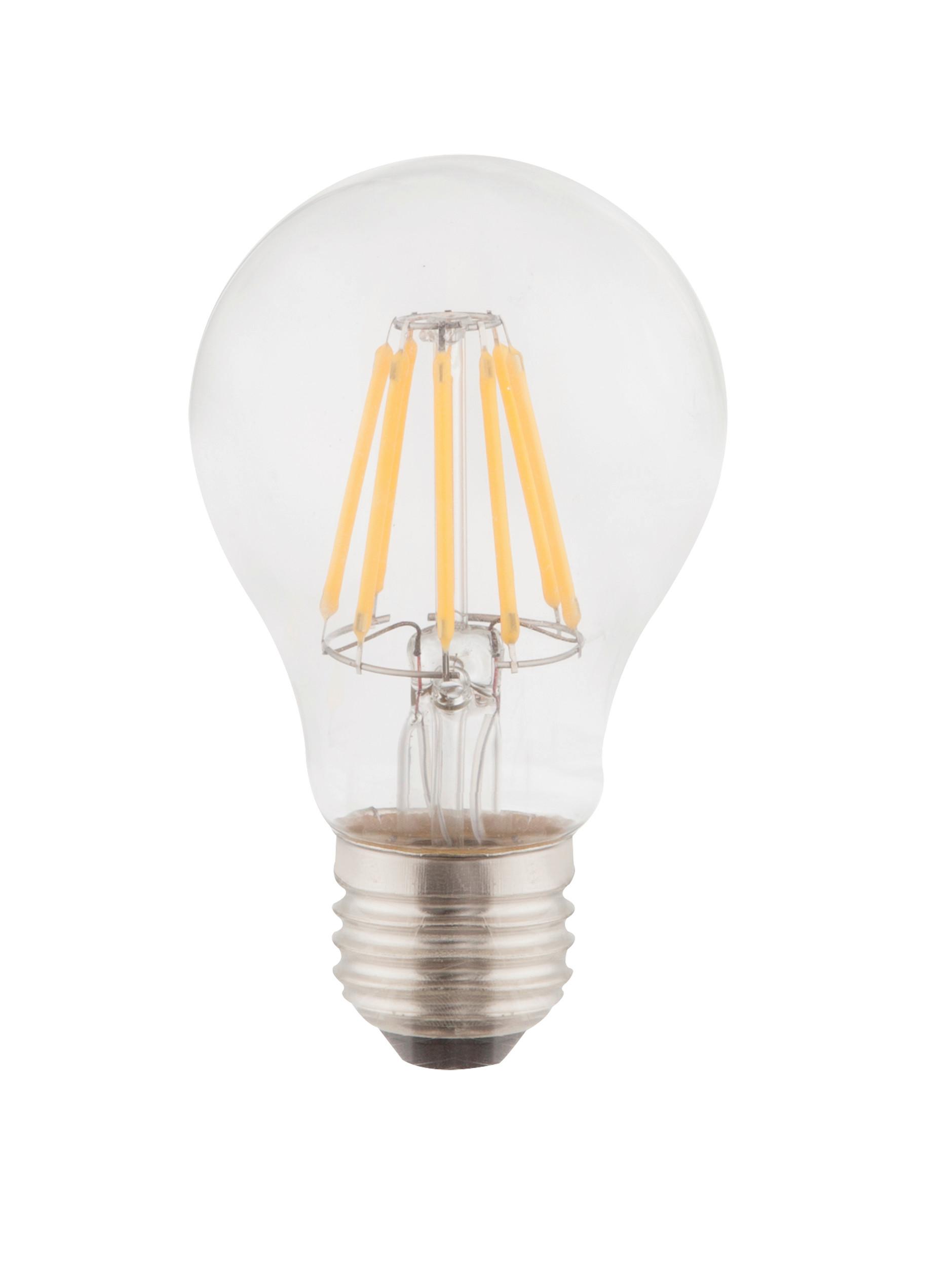 LED-Leuchtmittel 10582K max. 7 Watt - Klar, Glas (6/10,6cm)