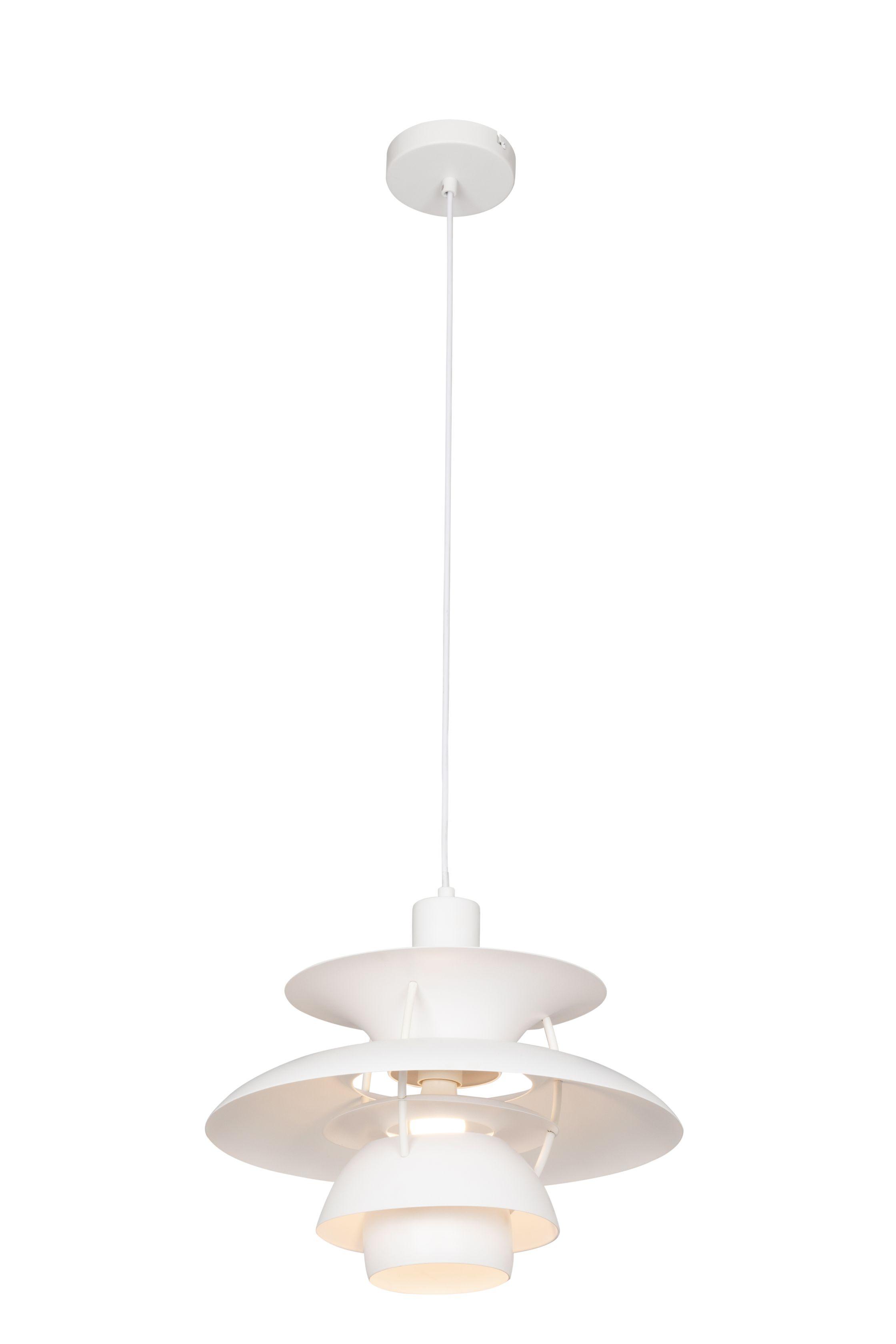 LAMPA WISZĄCA COPENHAGEN - biały, Design, metal (40/150cm) - Novel