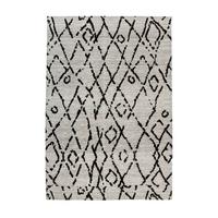 Vintage-teppich River 110 Grau/schwarz 120x170 - Schwarz/Grau, Basics, Textil (120/170cm) - Kayoom