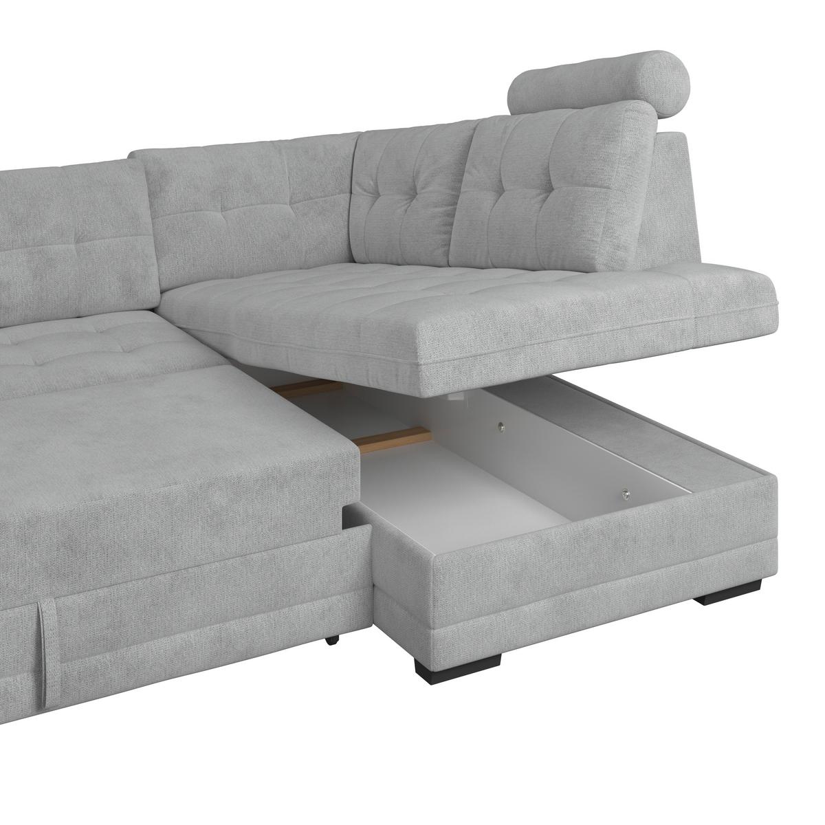 Coltar FALCO NEW - gri deschis, Konventionell, textil (251/183cm) - Mömax