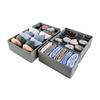FÖRVARINGSLÅDOR SET MONK - mörkgrå, Modern, papper/textil - Mömax
