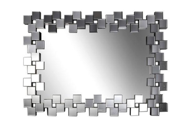 Oglindă de perete Tivoli - argintiu, lemn (120/85,5/4,7cm) - Modern Living