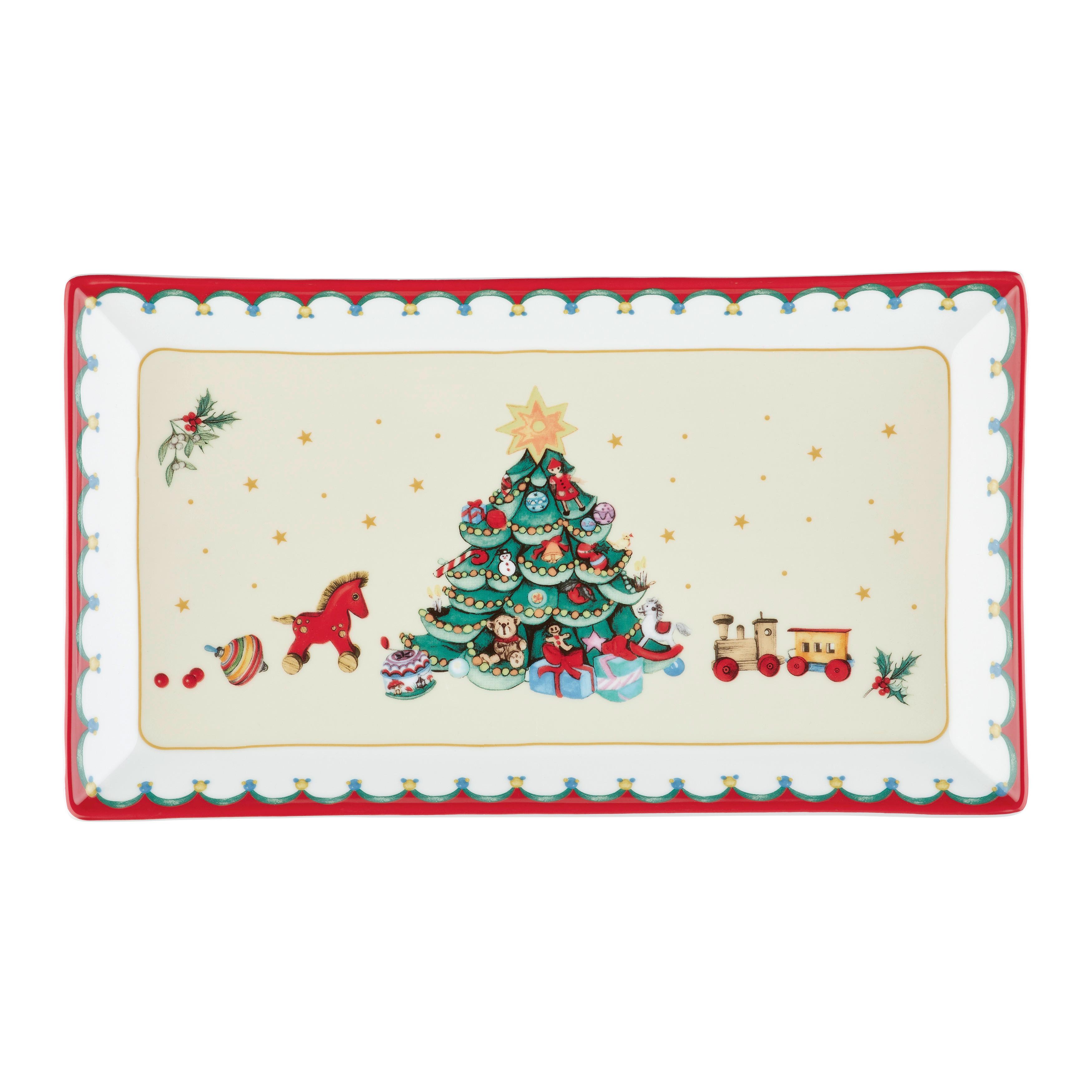 Pladenj Xmas - bela, Konvencionalno, keramika (35/2,7/20cm) - Mömax