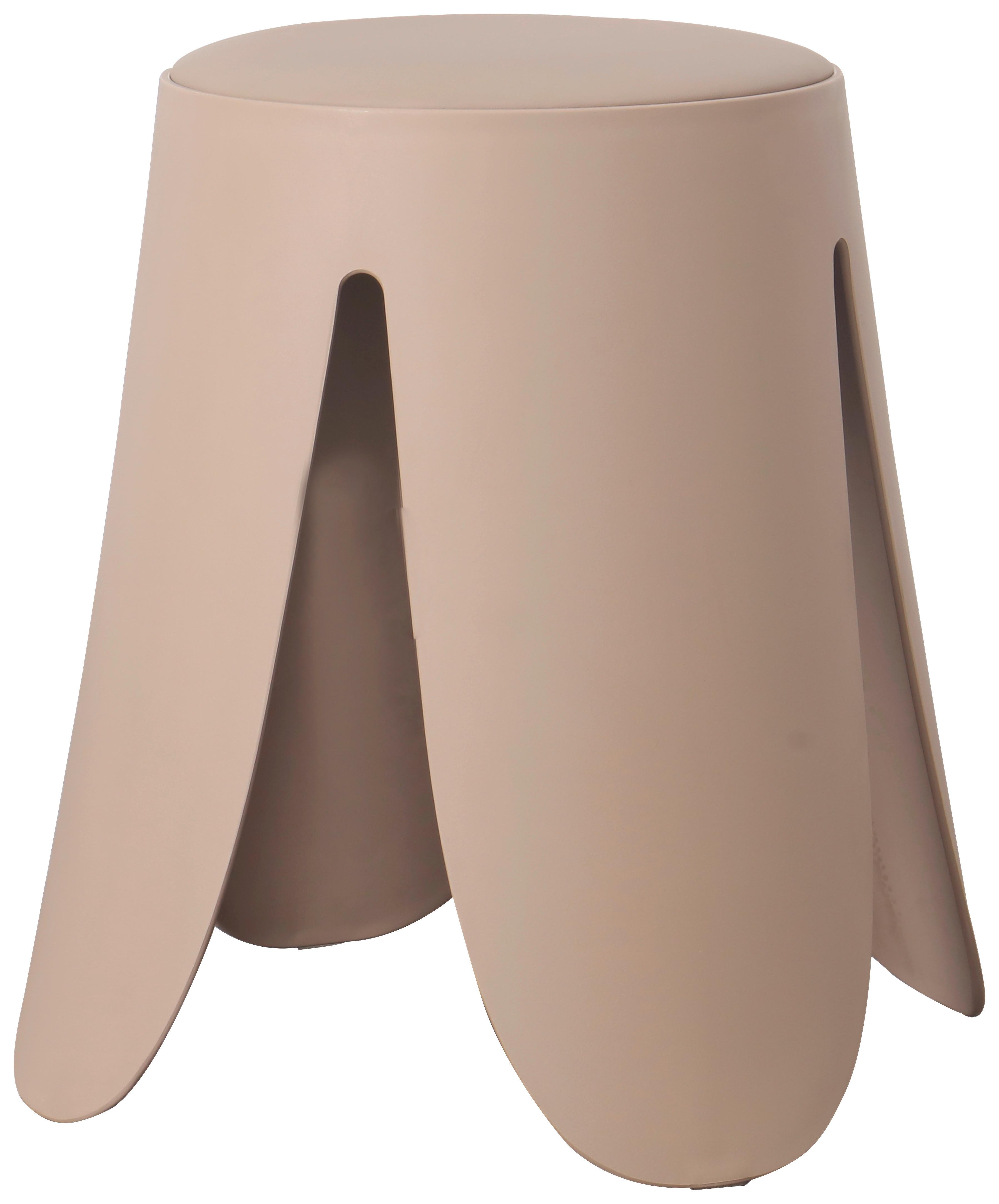 TABOURET PIA -SB- - couleur naturelle, LIFESTYLE, matière synthétique/textile (45/46/30cm) - Mömax