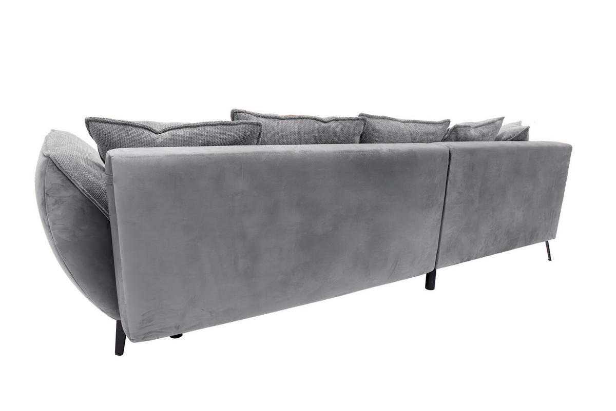Kutna Garnitura Midway - siva/svijetlo siva, Moderno (187/92/282cm) - Modern Living
