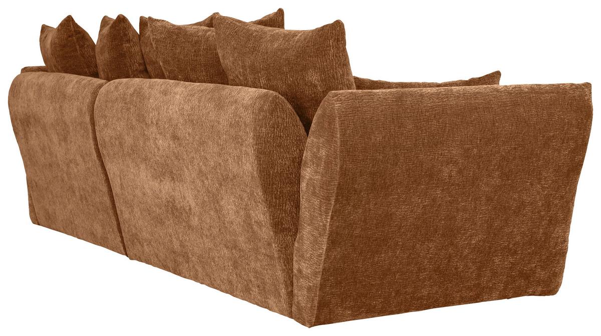 Kutna Garnitura Cammellio - narančasta/crna, Moderno, tekstil (296/189cm) - Mömax