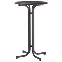 Gartentisch Grau klappbar ca. 70x70x112cm - Grau, MODERN, Holzwerkstoff/Metall (70/70/112cm) - Sieger