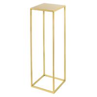 Blumenständer Goldfarben - Goldfarben, Basics, Metall (19/62/19cm)