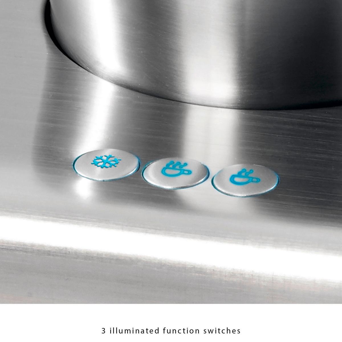 SPIENIACZ DO MLEKA PC-MS 1032 - kolor stalowy, Basics, metal (17/13/15cm) - Bomann