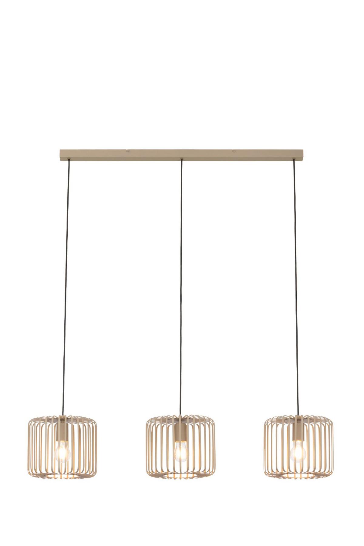 LAMPA WISZĄCA COVENTRY *SBN* - kolor piaskowy, Konventionell, metal (110/25/120cm) - Novel