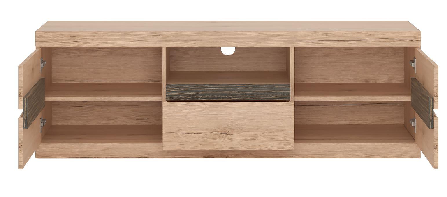 Tv Komoda Summer - hrast San Remo, Moderno, drvni materijal/plastika (150/50/40cm) - Modern Living