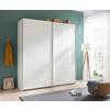 ARMOIRE À P. COULISSANTES SUS. LAGO - blanc, MODERN, matériau en bois/métal (251/222/60cm) - Mömax