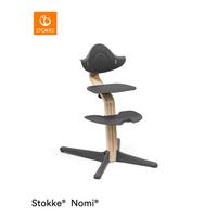 WYSOKIE KRZESŁO 626504 NOMI - antracytowy/naturalny, Basics, drewno (52/83,50/59cm) - Stokke