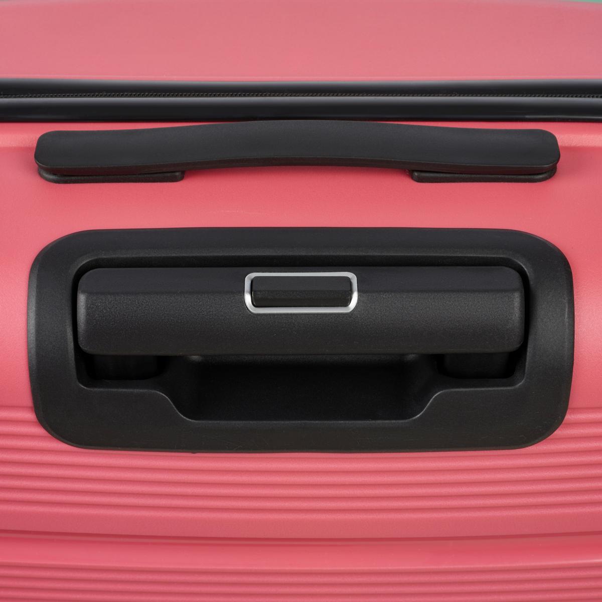 Reisekofferset Capri Pink, 3-teilig - Pink, KONVENTIONELL, Kunststoff/Textil - Mömax