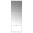 Omara Za Čevlje Sg 15-2 - bela, Moderno, leseni material (58/170/18cm) - Mömax modern living