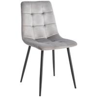 KRZESŁO SIT - szary, Modern, metal/tkanina (44/87/54cm) - P & B