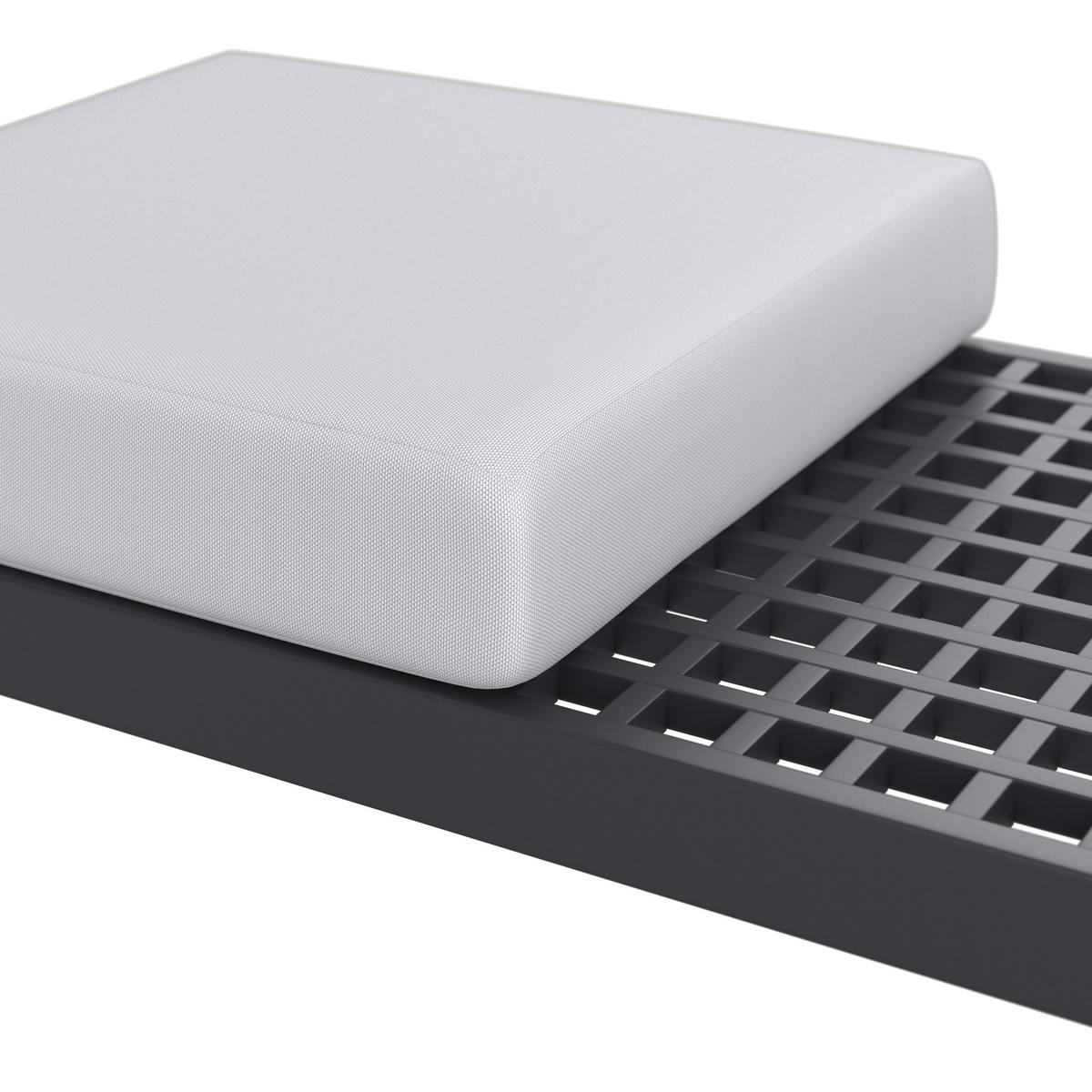 Kerti Garnitúra Emma - sötétszürke, Modern, fa/fém (220/79/87cm) - Bessagi Garden