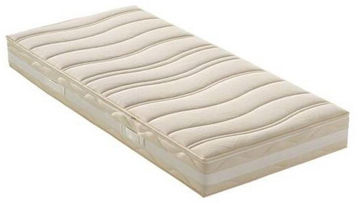 Latexmatratze Waldgrün L700 ca. 90x200 cm Weiß - Weiß, Basics, Textil (90/200cm) - Linea Natura