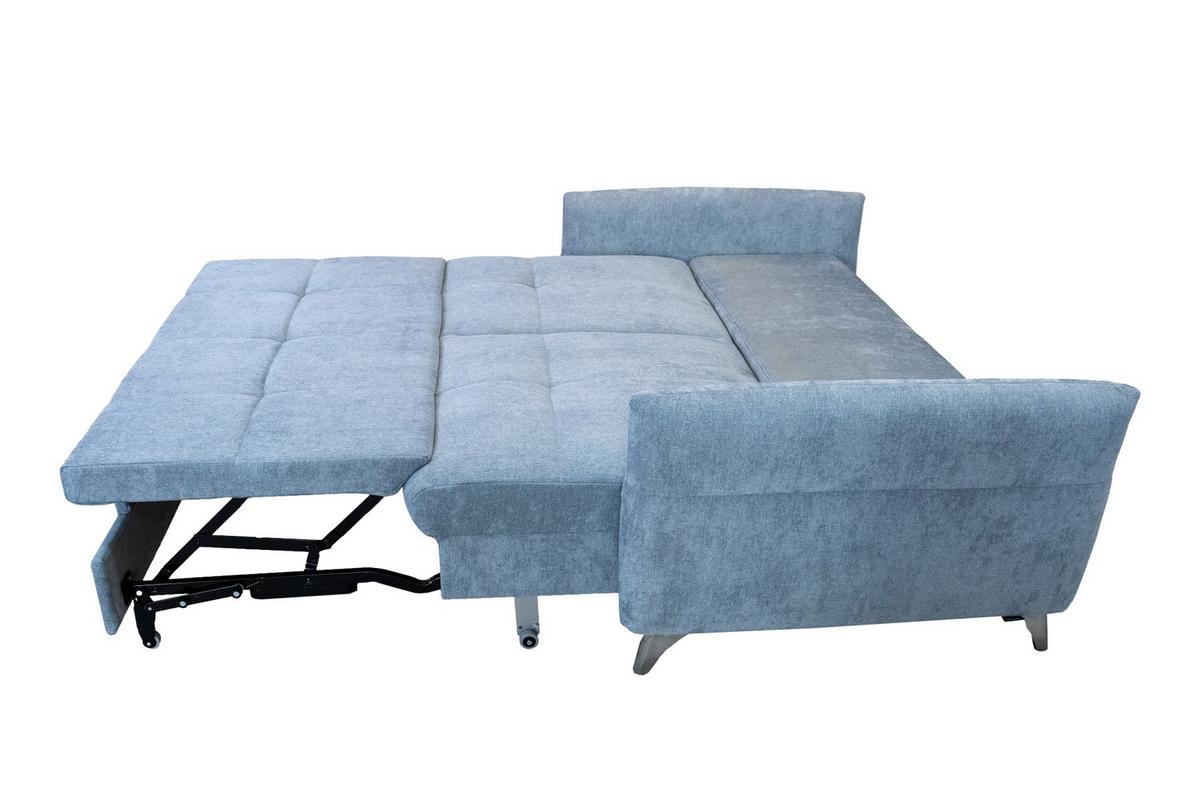 Kanapé Ágyfunkcióval Moving - világoskék, Konventionell, textil (188/92/96cm) - Premium Living