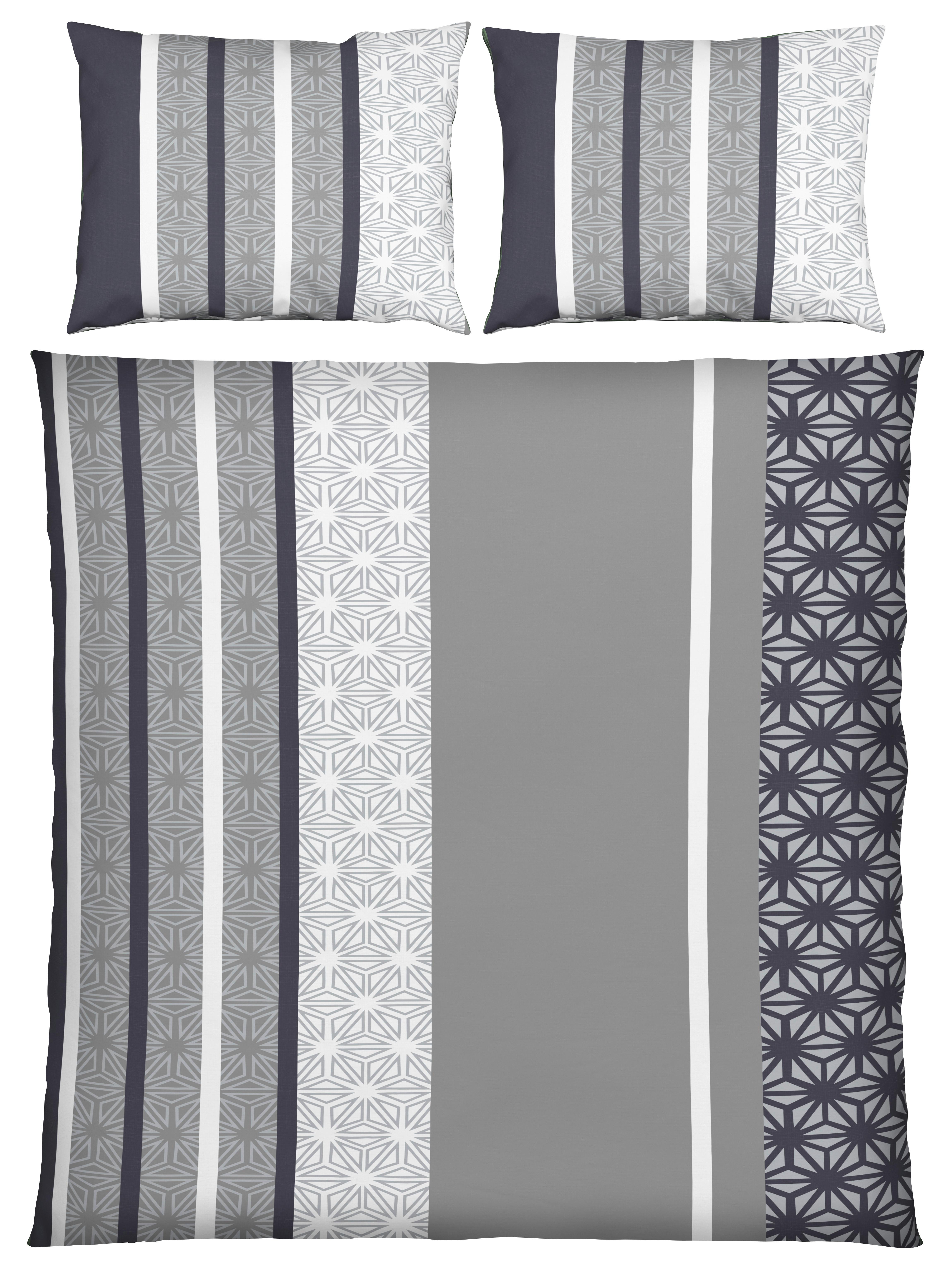 Ágyneműhuzat-garnitúra Sara Kétszemélyes - szürke, textil (200/220cm) - Based