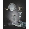 Blumensäule in Silberfarben - Silberfarben, Glas/Kunststoff (45/93/45cm) - Premium Living Blumensäule in Silberfarben - Silberfarben, Glas/Kunststoff (45/93/45cm) - Premium Living