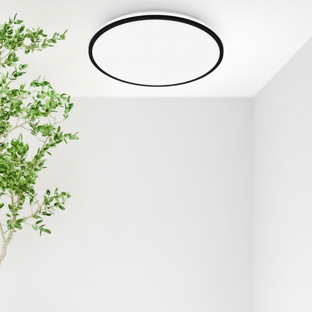 LAMPA SUFITOWA LED 3836015 PULAP A - czarny, Basics, tworzywo sztuczne (33/6cm)