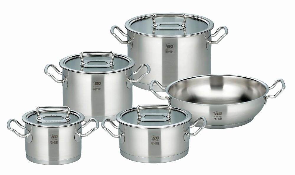 ZESTAW GARNKÓW 40905 ELO - kolor srebrny/kolor stalowy, Design, metal/szkło - ELO