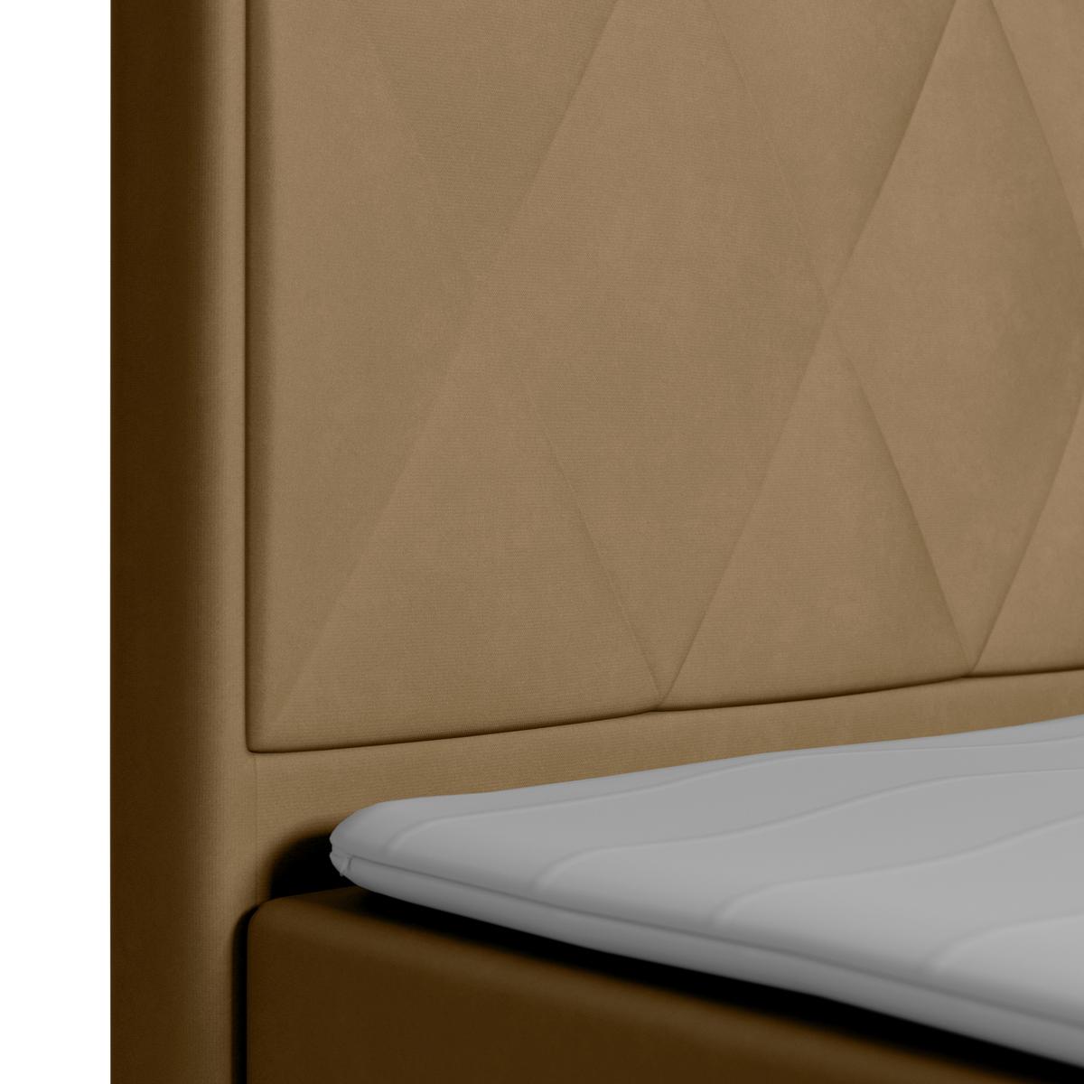 Boxspringbett Porto ca. 180x200 cm Beige - Beige, MODERN, Holz/Kunststoff (180/200cm) - MID.YOU