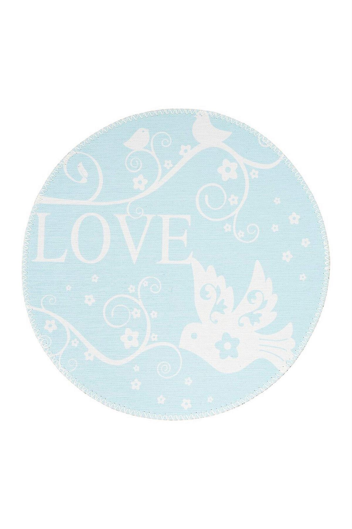 KINDERTEPPICH BAMBINI 400 MINT Ø 160CM RUND - Mintgrün, Design, Textil (160/160cm) - Kayoom