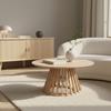 SOFFBORD ENNIO - ekfärgad, Modern, trämaterial/trä (80/40cm) - Bessagi Home