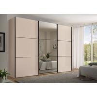 Dulap glisant cu uși de sticlă INCLUDO - Konventionell, sticlă/material pe bază de lemn (298/222/69cm) - Premium Living