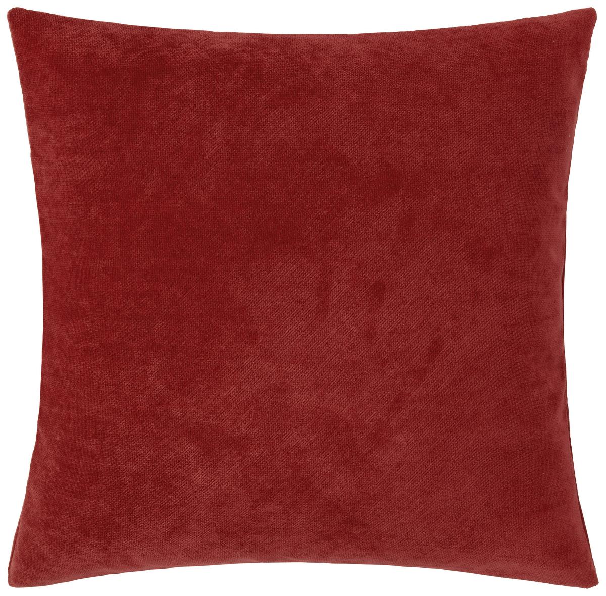 Kissenhülle Marit in Bordeaux ca. 40x40cm - Bordeaux (40/40cm) - Premium Living