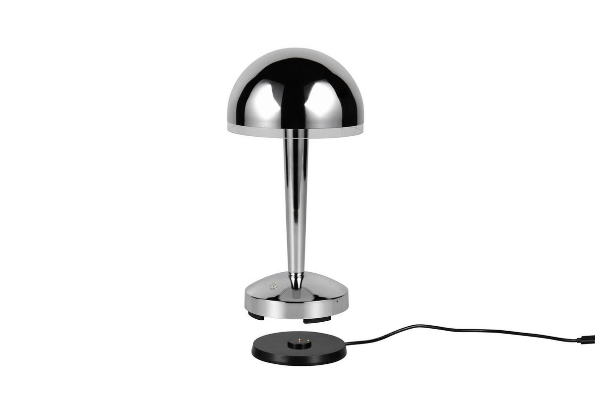 LAMPA STOŁOWA LED R54541106 - przezroczysty/kolor chromowy, Modern, tworzywo sztuczne/metal (15,4/29,5cm)