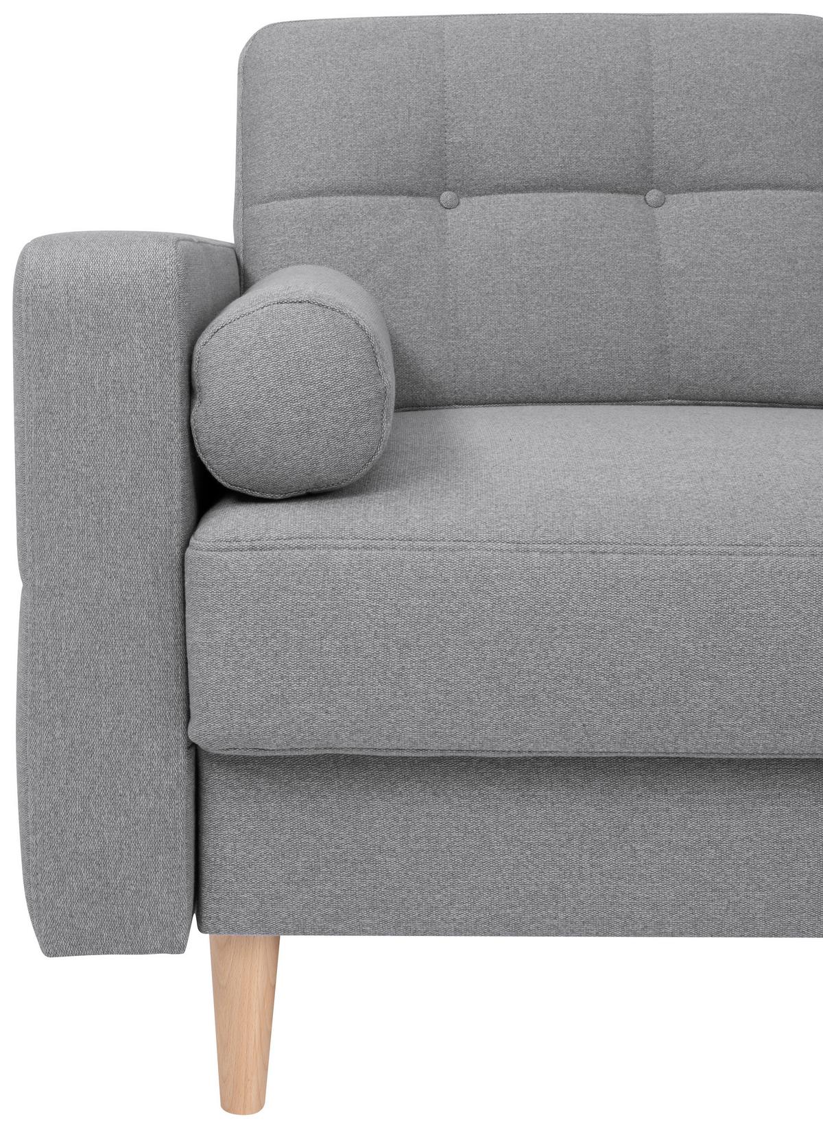 Coltar NORET - gri închis, Konventionell, textil (242/242cm) - Modern Living